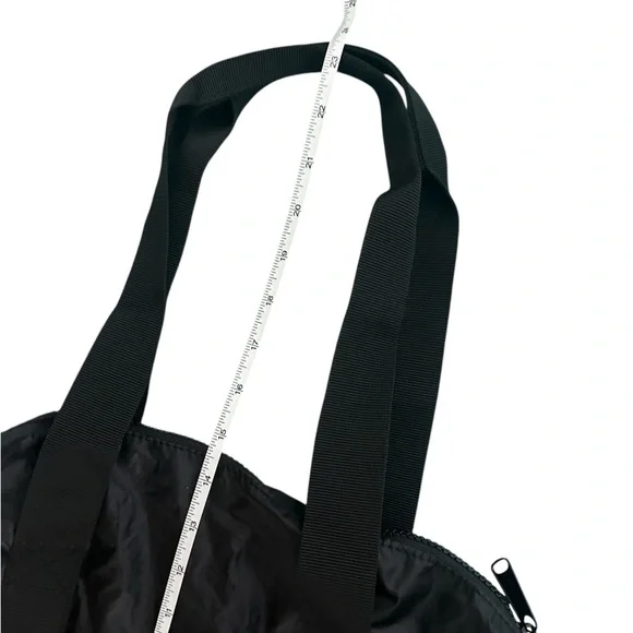 Herschel Self Folding Black Nylon Tote Bag - Picture 7 of 11